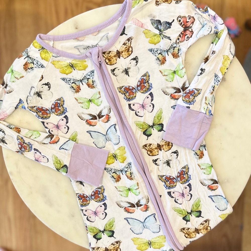 18-24m Little Sleepies OG Butterflies Zippy Pajamas